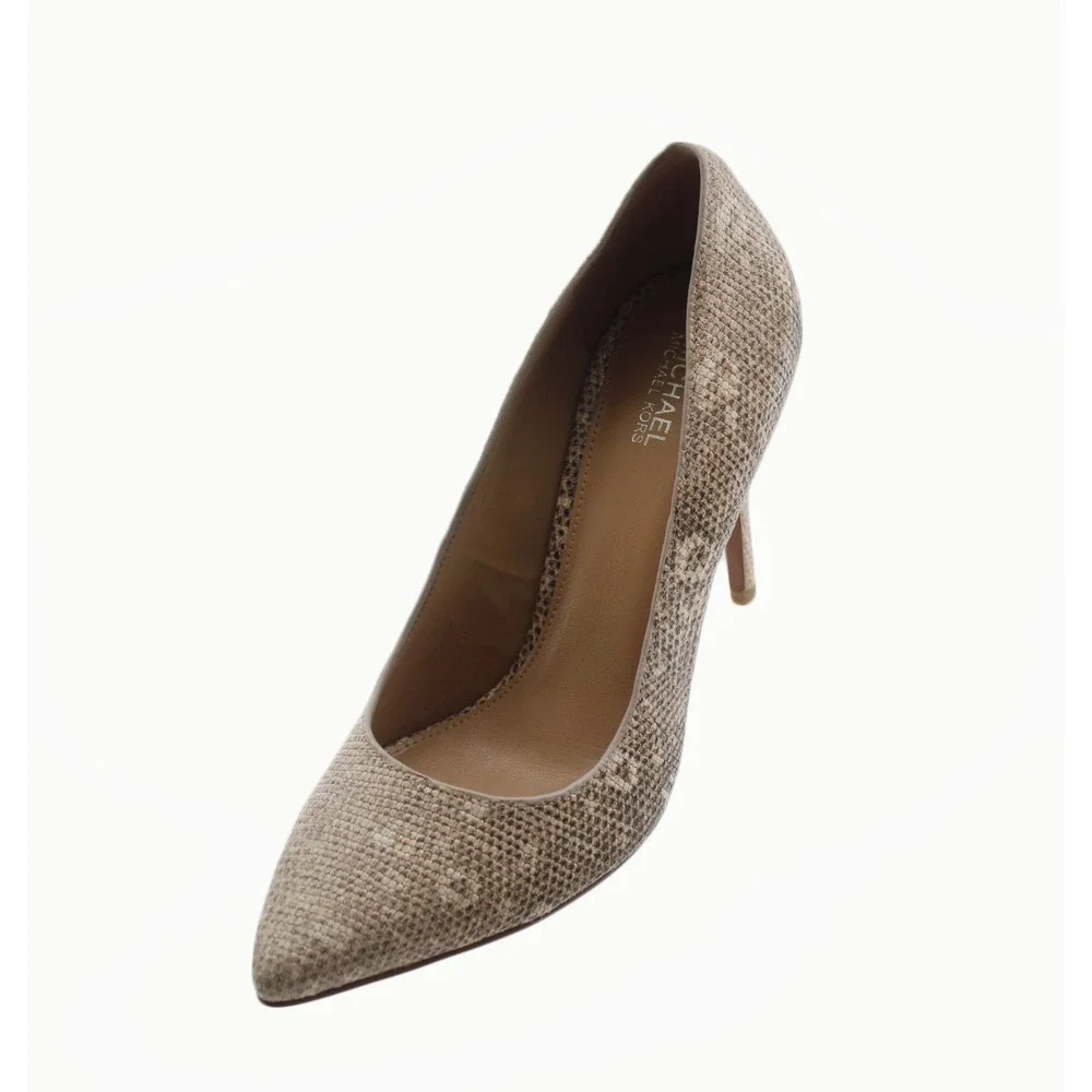 Michael Kors Womens Claire Snakeskin Embossed Pump Size 6M 4OS8CLHP3E